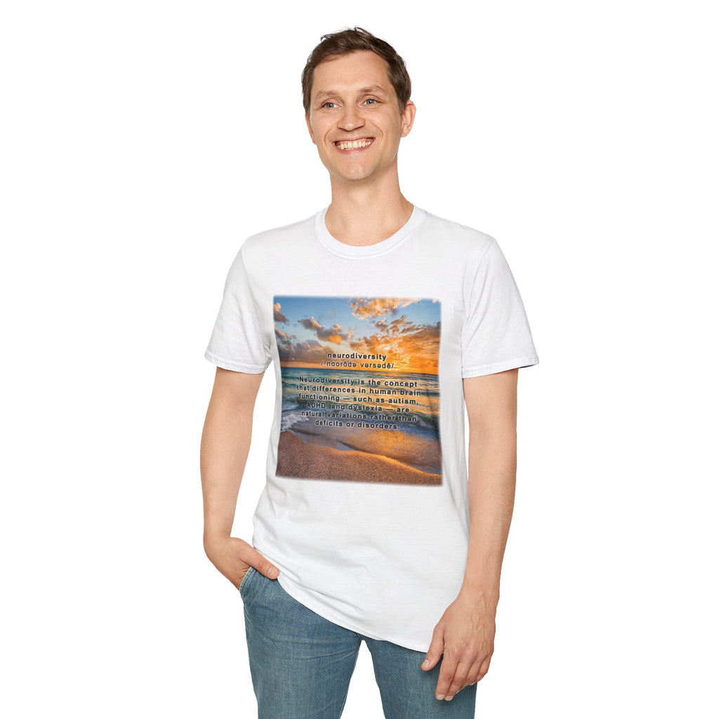 Sunset Beach Inspirational T-Shirt — 'Gratitude' Quote Tee
