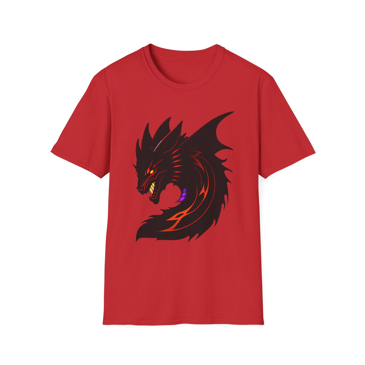 Dragon Head T‑Shirt — Fierce Black Dragon Graphic Tee