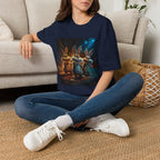 Cute Trio Bunny Graphic T-Shirt — Funny Easter Rabbit Cartoon Tee