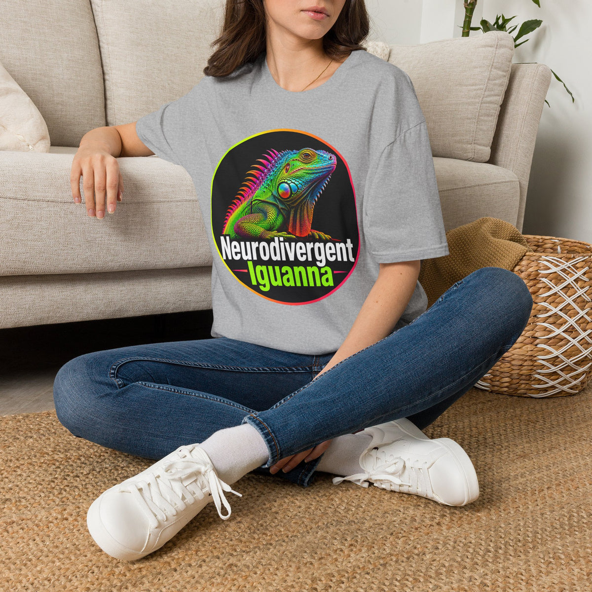 Neurodivergent Iguana T-Shirt