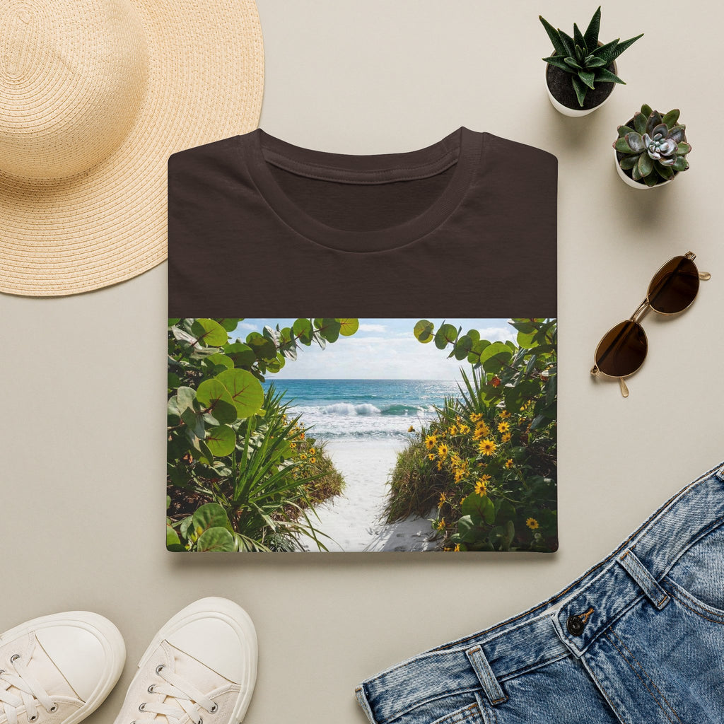 Sea Key Beach T-Shirt — Coastal Pathway Graphic Tee