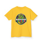 Kids T‑Shirt — "Neurodivergent Iguana" Colorful Pride Tee