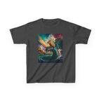 Kids T-Shirt — Colorful Surfing Bear Adventure Graphic Tee