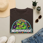 Neurodivergent Iguana T-Shirt — Colorful Pride Graphic Tee