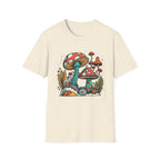 Mushroom Garden T-Shirt — Retro Psychedelic Fungi Illustration