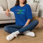 Neurodivergent and Thriving T-Shirt – Rainbow Pride Neurodiversity Tee