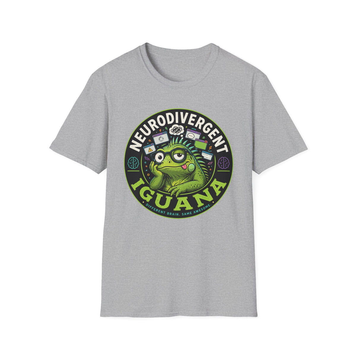 Neurodivergent Iguana T-Shirt