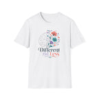 Different Not Less Floral Brain T-Shirt