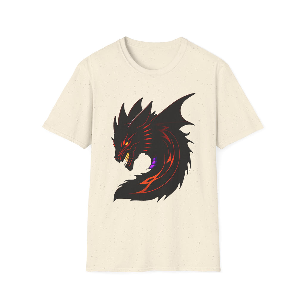 Dragon Head T‑Shirt — Fierce Black Dragon Graphic Tee