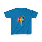 Kids Tee — Colorful Paint Splash Skull "Do It Different" Graphic