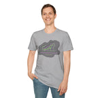 Neurodivergent Iguana Graphic T‑Shirt — Pride-Lit Earthtone Design