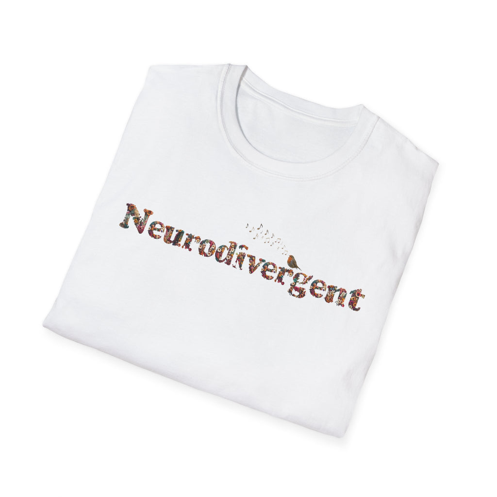 Neurodivergent Statement T-Shirt — Minimalist Pride Tee for Neurodiversity Awareness