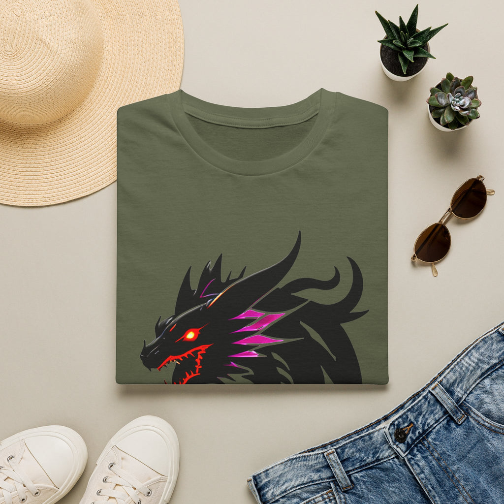 Dragon Head T‑Shirt – Fierce Black Dragon Graphic Tee