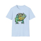 Iguana Graphic T-Shirt — Colorful Tropical Reptile Tee