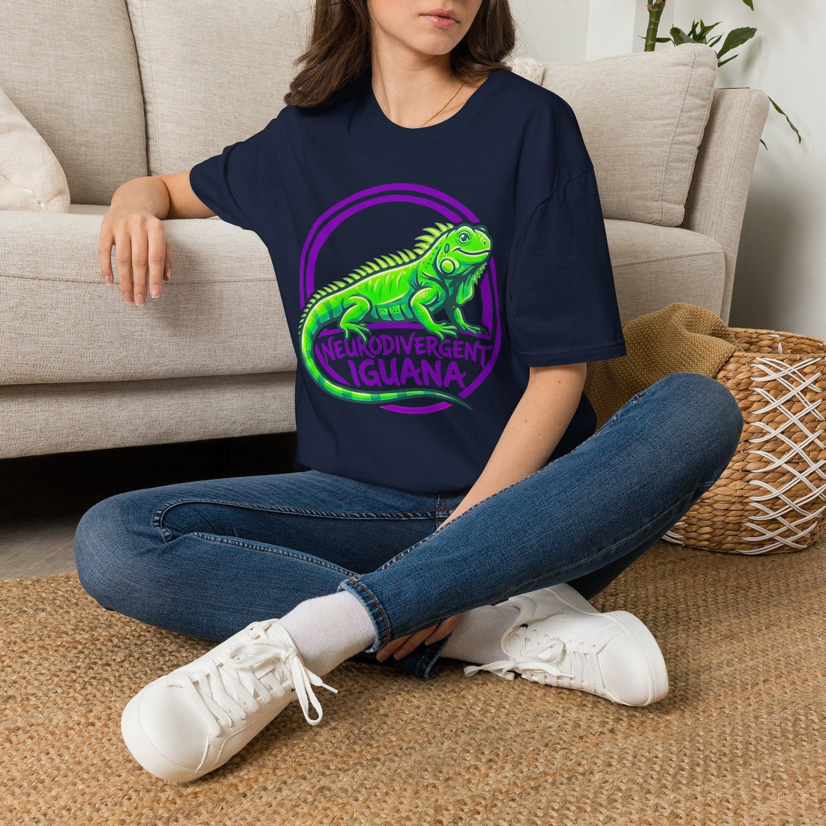 Neurodivergent Iguana T-Shirt