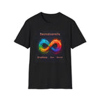 Neurodiversity Infinity T-Shirt — Brighten Our World Rainbow Design