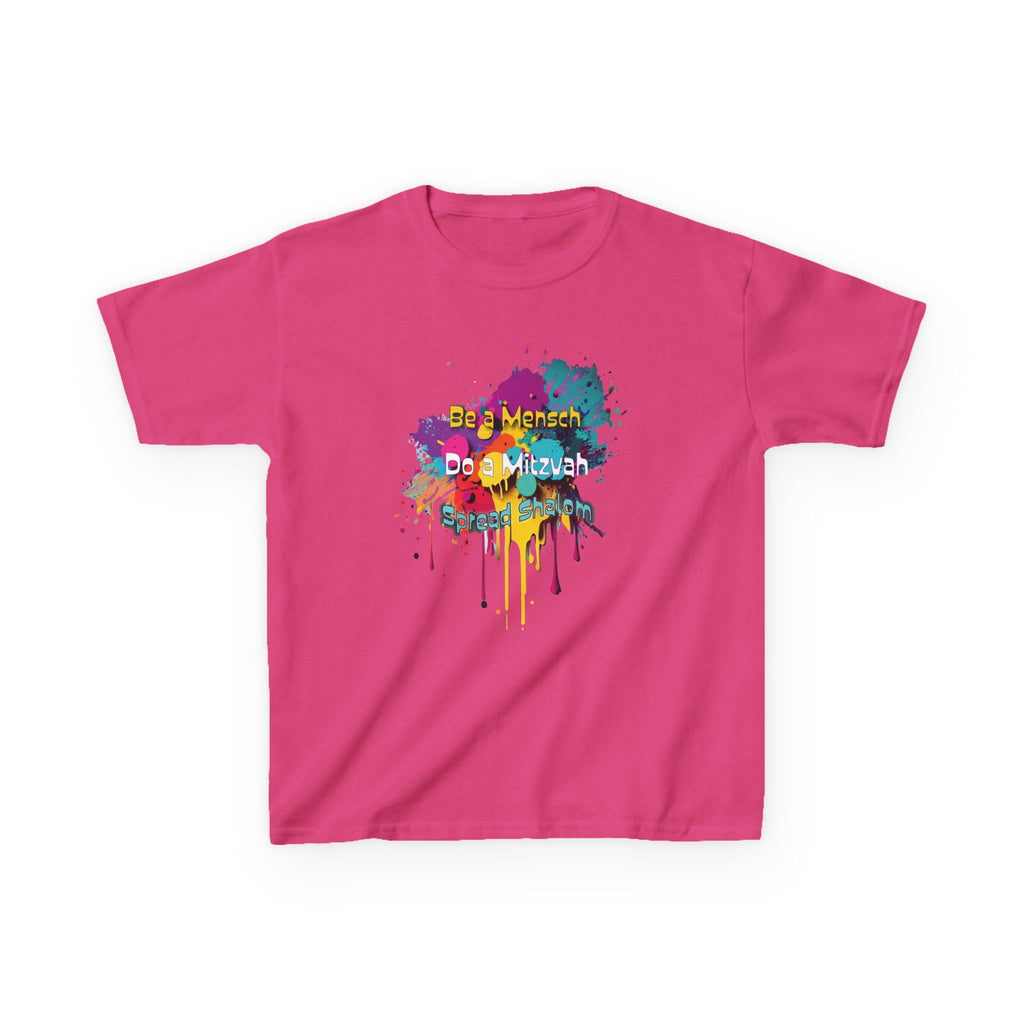 Kids Tee — Colorful Paint Splash Skull "Do It Different" Graphic