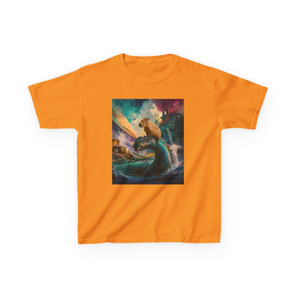 Kids T-Shirt — Colorful Surfing Bear Adventure Graphic Tee