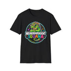 Neurodivergent Iguana T-Shirt — Colorful Pride Graphic Tee