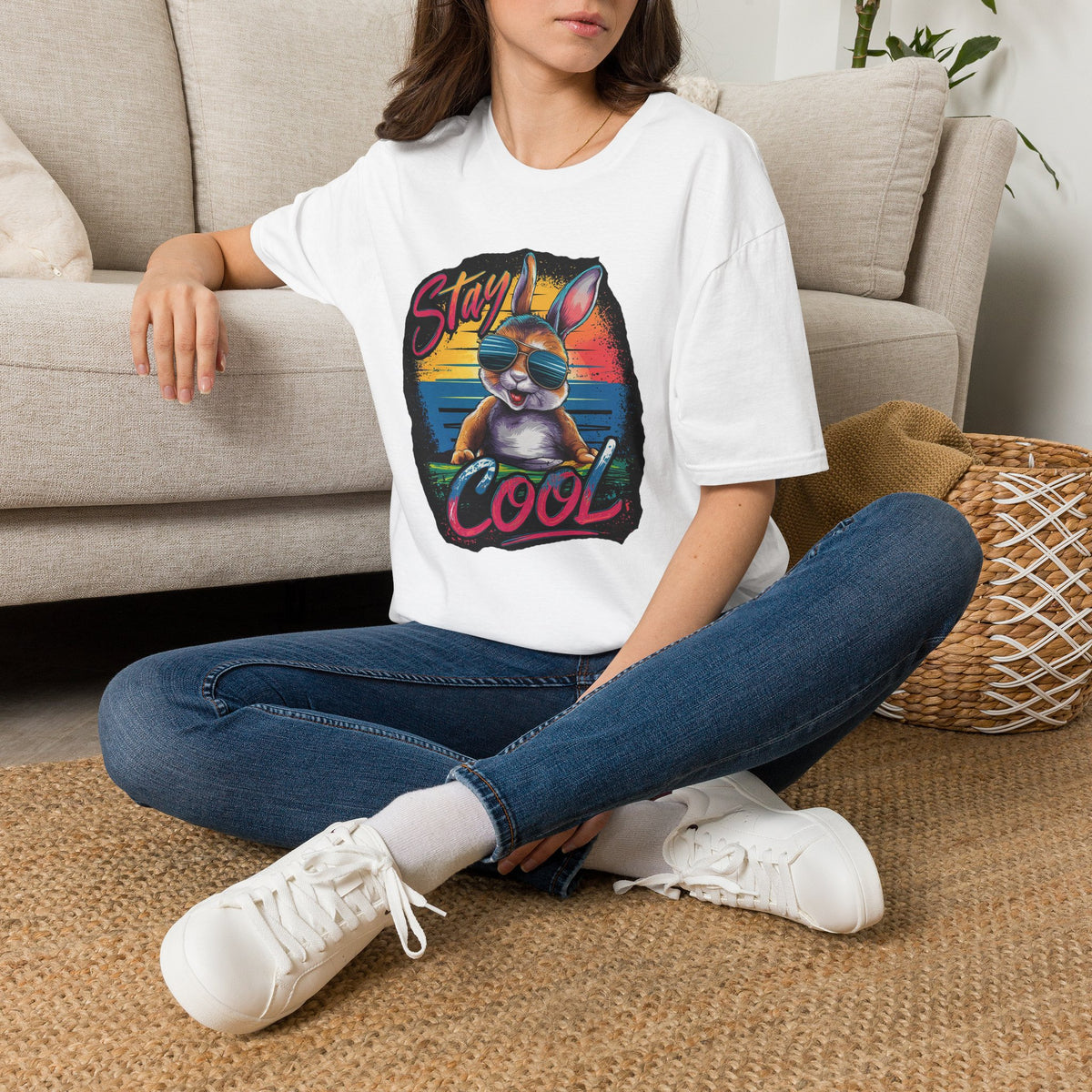 Stay Cool Bunny T‑Shirt
