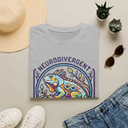 Neurodivergent Iguana T-Shirt — Colorful Pride Design for Neurodiversity Awareness
