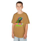 Kids T‑Shirt — Colorful "Neurodivergent Iguana" Graphic Tee