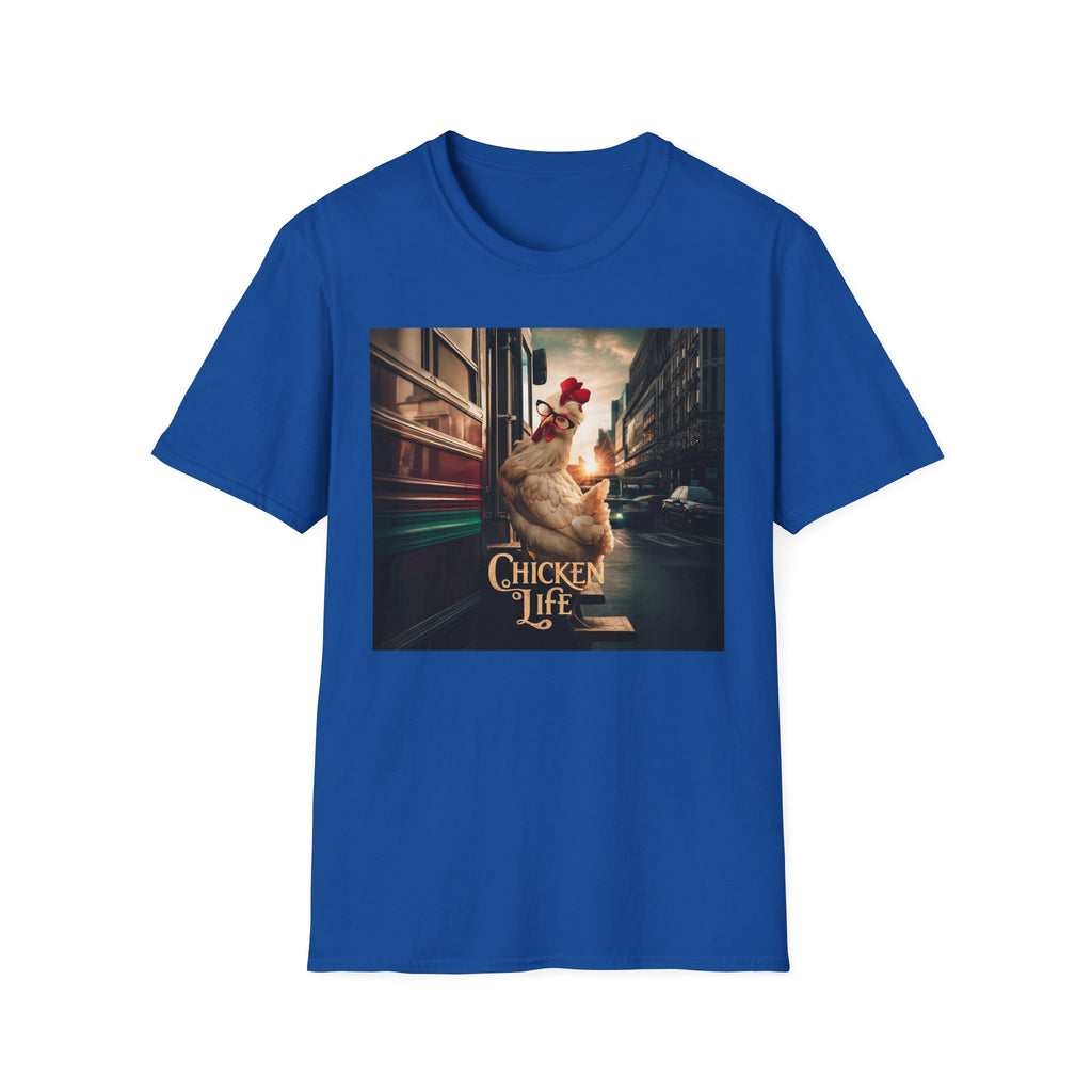 Chicken Life Graphic T‑Shirt — Funny Urban Chicken Design