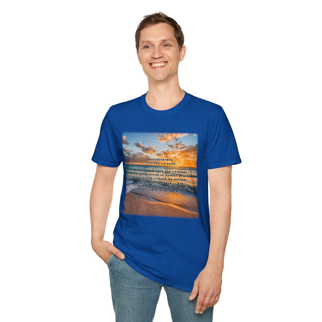 Sunset Beach Inspirational T-Shirt — 'Gratitude' Quote Tee