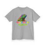 Kids T‑Shirt — Colorful "Neurodivergent Iguana" Graphic Tee