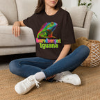 Neurodivergent Iguana T-Shirt — Colorful Pride Lizard Tee