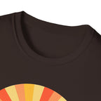 Sunrise Jungle T-Shirt — Tropical Iguana Sunset Graphic Tee