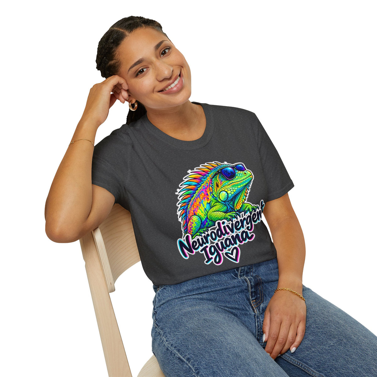 Neurodivergent Iguana T-Shirt