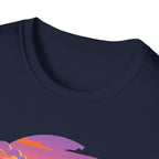 Clarity Please T-Shirt — Retro Sunset Lightbulb "Say What You Actually Mean" Graphic Tee