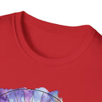 Sunrise Iguanas T-Shirt — Colorful Mountain Sunrise with Forest Trail