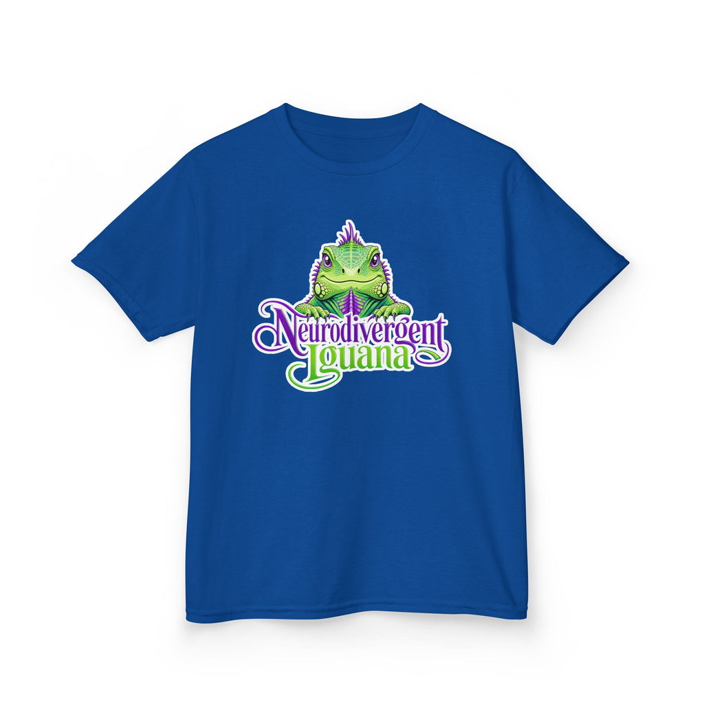 Kids T-Shirt — "Neurodivergent Iguana" Graphic Tee