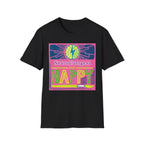 Neurodivergent and Happy T-Shirt — Bright Retro Pride Tee for Neurodiversity Awareness
