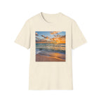 Sunset Beach Inspirational T-Shirt — 'Gratitude' Quote Tee