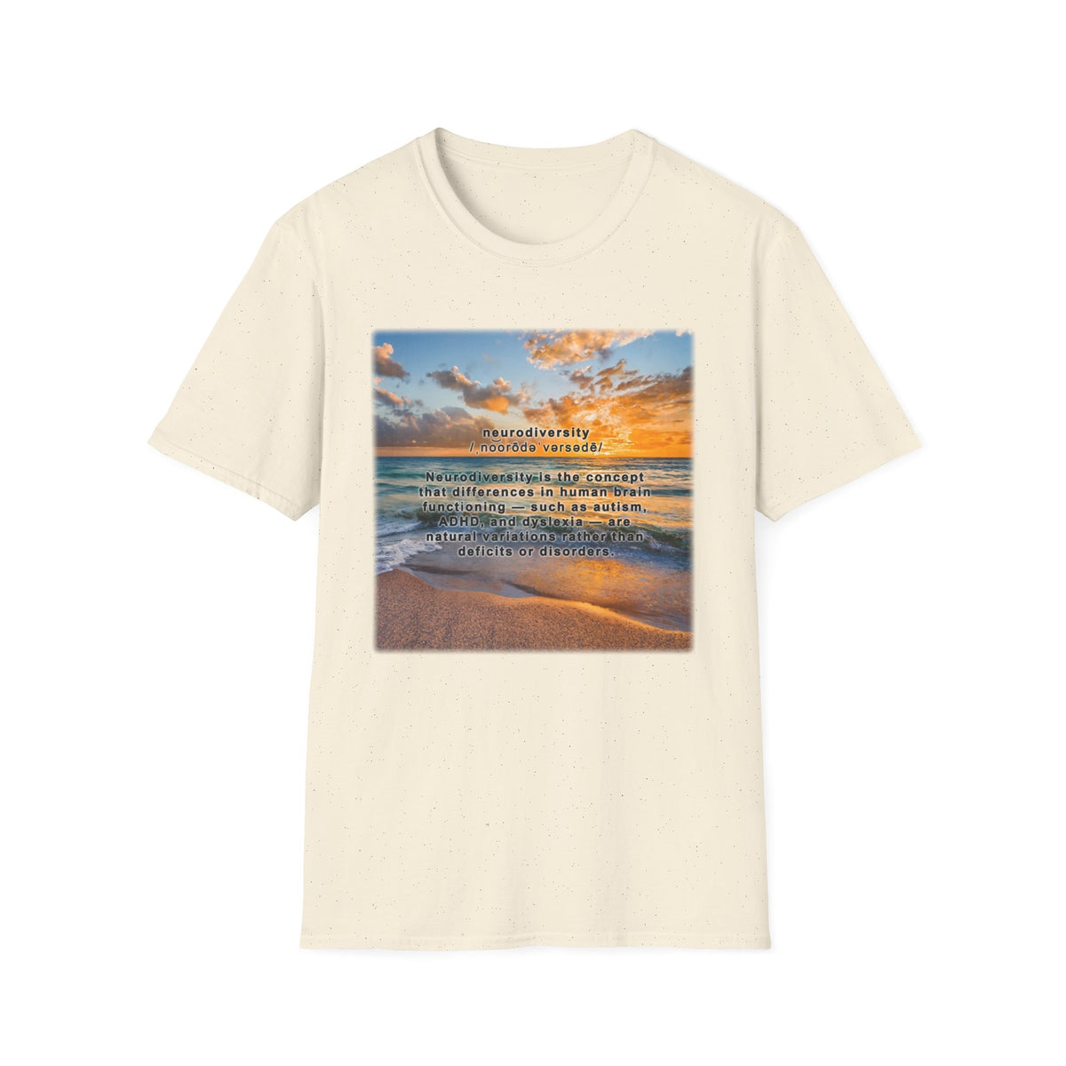 Sunset Beach Inspirational T-Shirt — 'Gratitude' Quote Tee