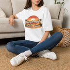 Neurodivergent & Thriving Tee — Retro Sunset Palm Graphic T-Shirt