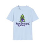 NeuroDivergent Iguana T-Shirt — Green Lizard Graphic Tee