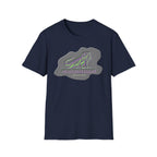 Neurodivergent Iguana Graphic T‑Shirt — Pride-Lit Earthtone Design