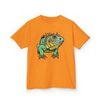 Kids Iguana T-Shirt — Colorful Tropical Reptile Tee for Boys & Girls