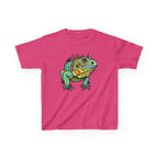 Kids Iguana T-Shirt — Colorful Tropical Reptile Tee for Boys & Girls