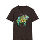 Iguana Graphic T-Shirt — Colorful Tropical Reptile Tee