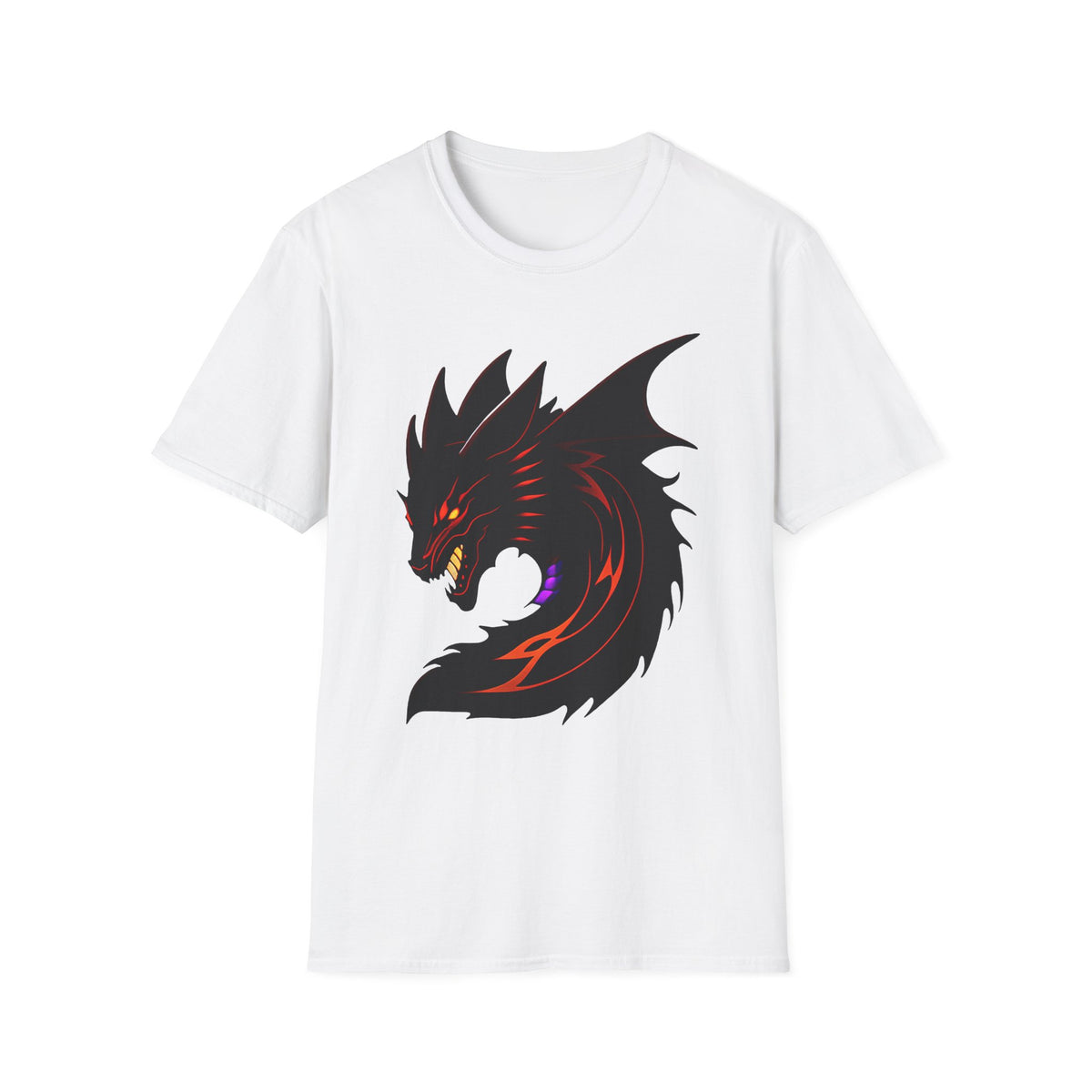 Dragon Head T‑Shirt — Fierce Black Dragon Graphic Tee