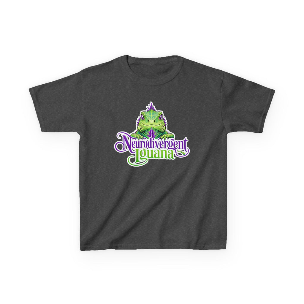 Kids T-Shirt — "Neurodivergent Iguana" Graphic Tee