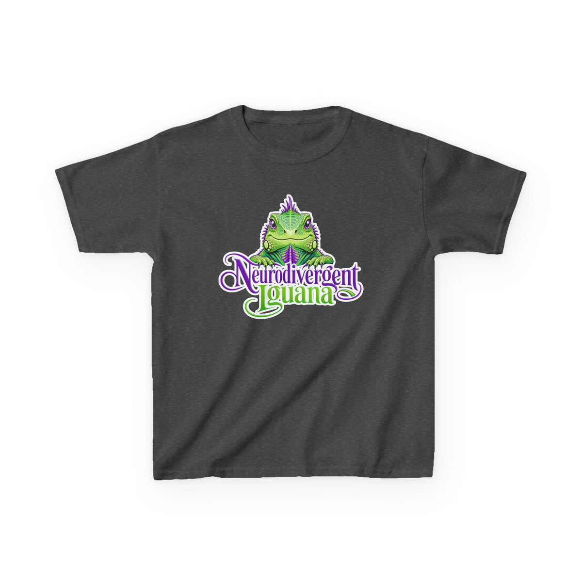Kids T-Shirt — "Neurodivergent Iguana" Graphic Tee