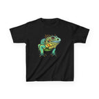 Kids Iguana T-Shirt — Colorful Tropical Reptile Tee for Boys & Girls