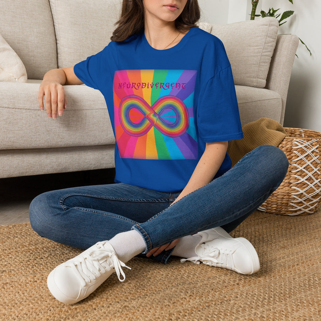 Neurodivergent Infinity Rainbow T-Shirt