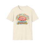 My Brain Has 87 Tabs Open T-Shirt — Cute Cartoon Brain Mental Load Graphic Tee